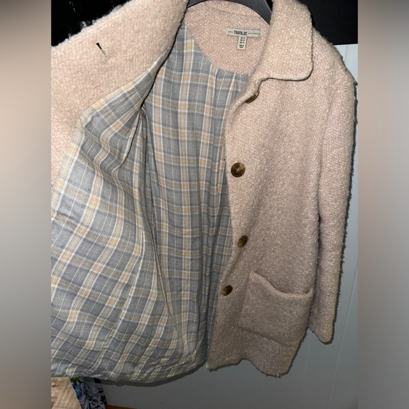 Zara trafaluc pink wool coat - Picture 4 of 11